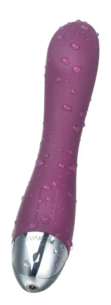 SVAKOM Amy Pale Pink - G-Punkt-Vibrator Lila/Silber SVAKOM Amy Pale Pink - G-Punkt-Vibrator Lila/Silber