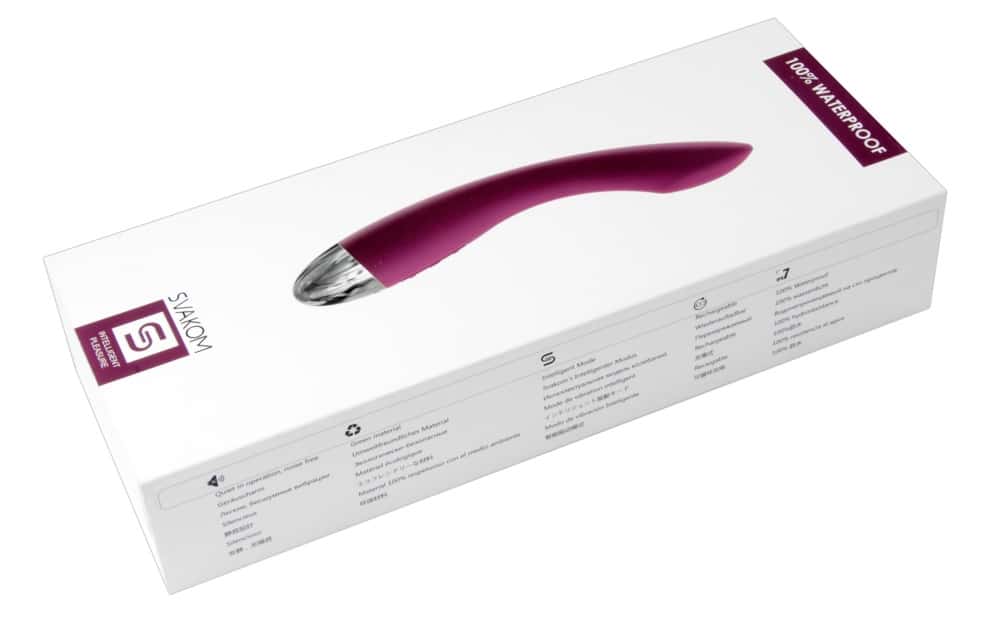 SVAKOM Amy Pale Pink - G-Punkt-Vibrator Lila/Silber