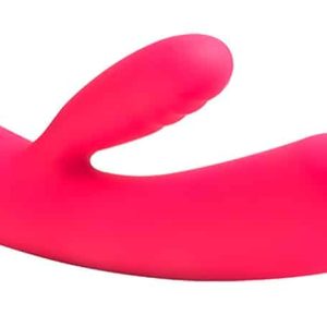 SVAKOM Trysta Violet - Rabbitvibrator mit 2 Motoren Pink/Silber