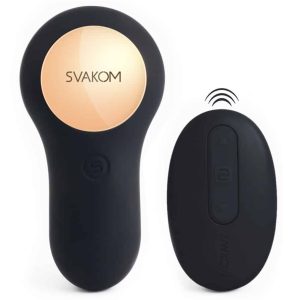 SVAKOM Vick Black - Prostata & Perineum Vibrator Schwarz/Gold