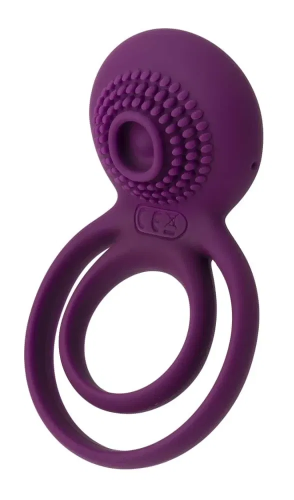SVAKOM Tammy Violet - Vibro-Penisring mit Hodenring, genoppter Stimulationsaufsatz, 5 Vibrationsmodi, wiederaufladbar Lila/Silber SVAKOM Tammy Violet - Vibro-Penisring mit Hodenring, genoppter Stimulationsaufsatz, 5 Vibrationsmodi, wiederaufladbar Lila/Silber