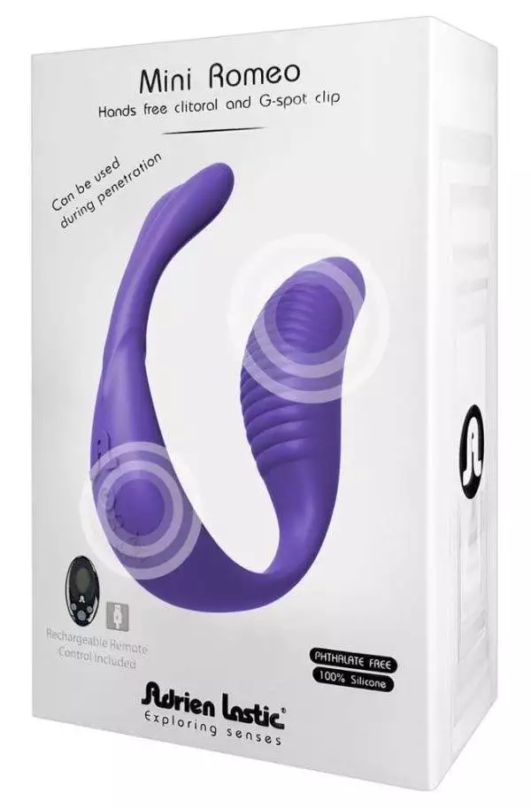 05964770000_verp Adrien Lastic Mini Romeo+ LRS - Paarvibrator mit Fernbedienung und USB-Ladekabel