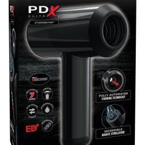 PDX Elite Wasserdichter Masturbator mit Rillen und Vibrationsmodi