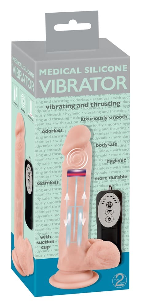 Medical Silicone Naturvibrator - Stoß & Vibration | 8 Modi