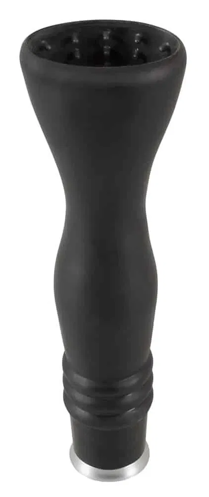 You2Toys Eichelvibrator - Genoppt & Vibrationsmodi Schwarz/Silber