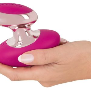 Couples Choice Mini-Massager: Handlich, 10 Vibrationsmodi, Soft Touch Material, inkl. USB-Ladekabel Beere/Rosegold