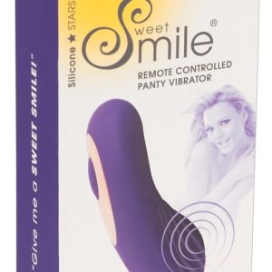 Sweet Smile RC Panty Vibrator - Auflegevibrator für unterwegs Lila/Rosegold