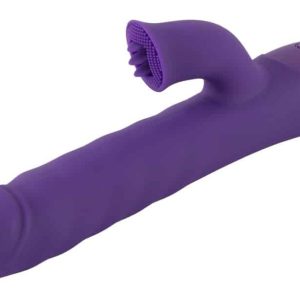 Sweet Smile Thrusting & Rotati - Rabbitvibrator mit 3 Zungen und Noppen