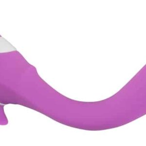 You2Toys - FlexiVibe: Rabbitvibrator mit Leckfunktion Lila/Weiß