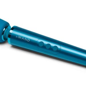 le Wand Petite Rosegold - Kompakter Massagestab für unterwegs Blue