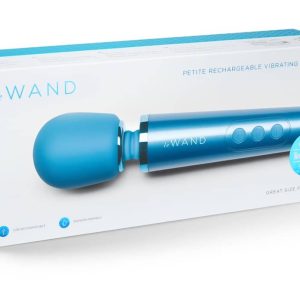 le Wand Petite Rosegold - Kompakter Massagestab für unterwegs Blue