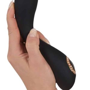 Cleopatra G-Punkt Vibrator - Flexibel, Wasserdicht, 10 Vibrationsmodi Schwarz/Gold