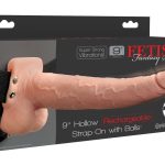 Fetish Fantasy Naturdildo mit Strap-on, 10 Vibrationsmodi