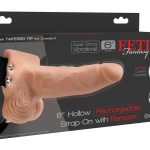 Fetish Fantasy Series Vibrierender Naturdildo mit Strap-on