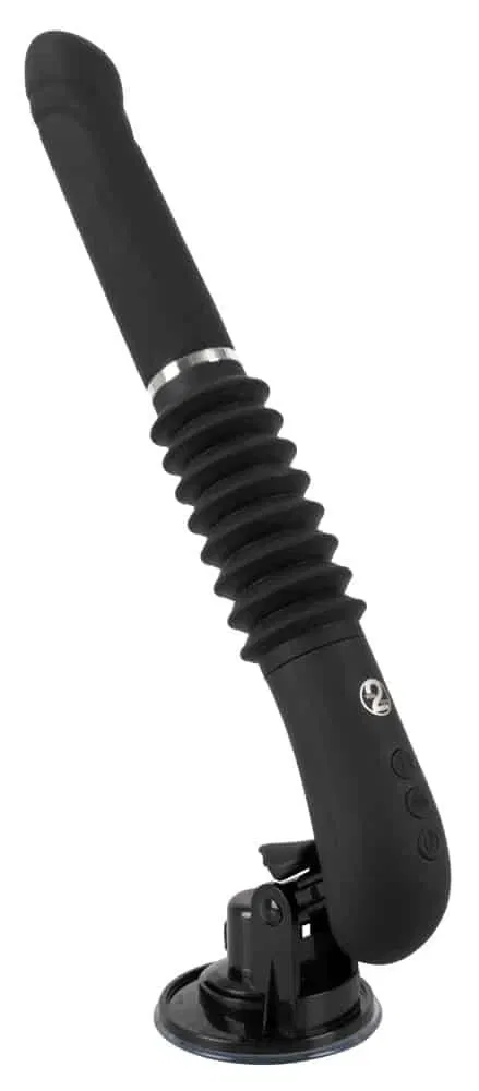 You2Toys Stoßvibrator RC 2.0 - Kabellose Fernbedienung, 7 Vibrationsmodi, 3 Stoßgeschwindigkeiten Schwarz/Silber You2Toys Stoßvibrator RC 2.0 - Kabellose Fernbedienung, 7 Vibrationsmodi, 3 Stoßgeschwindigkeiten Schwarz/Silber