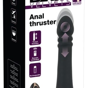 Black Velvets - Anal Thruster: Stoßvibrator für intensive Action im Hinterstübchen