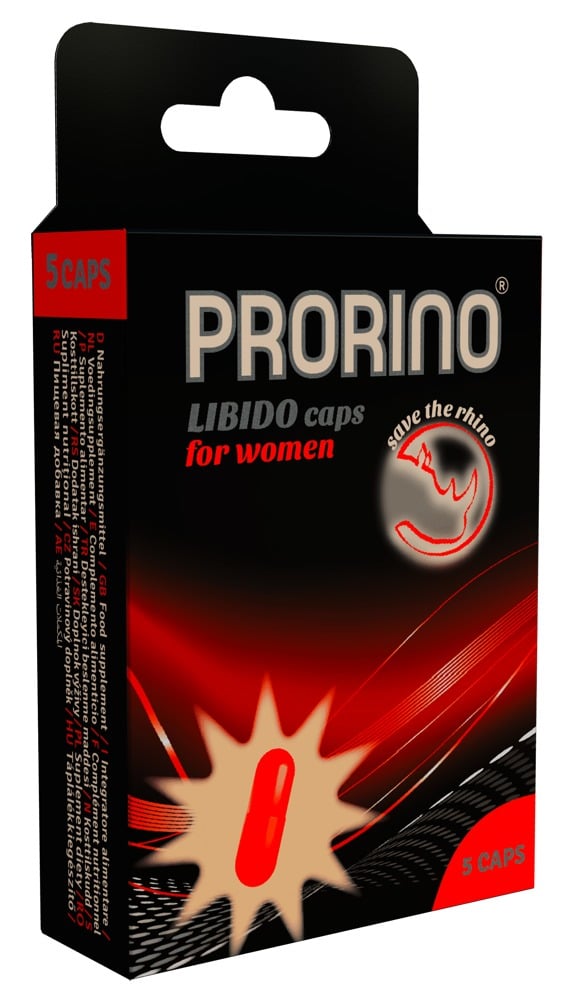 PRORINO Libido Caps Women - Nahrungsergänzungsmittel für Frauen (5 Stück)