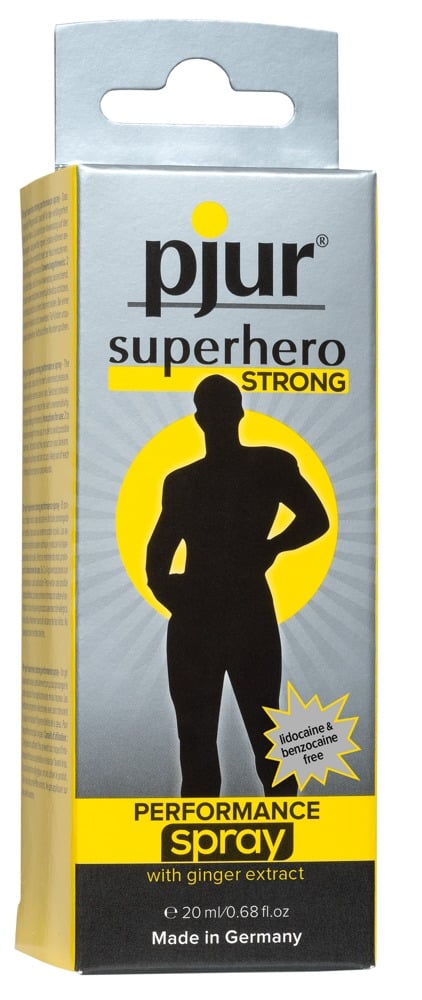 pjur Superhero - Verzögerungsspray mit Ingwer-Extrakten ohne (20 ml)