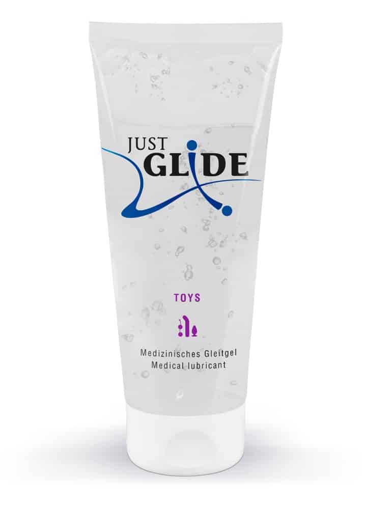 Just Glide Toys 20 ml - Extra dickflüssiges Gleitgel für Toys transparent ohne 200 ml