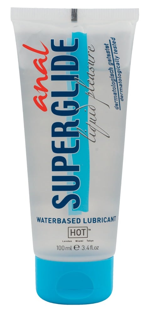 HOT Anal Superglide - Medizinisches Gleitgel, sanft zur Haut (70 Zeichen) (100 ml)