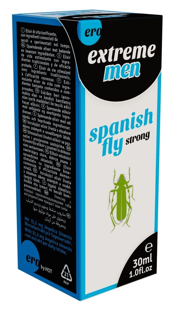 HOT Spain Fly - Nahrungsergänzungsmittel für den Mann (30ml) transparent 30 ml