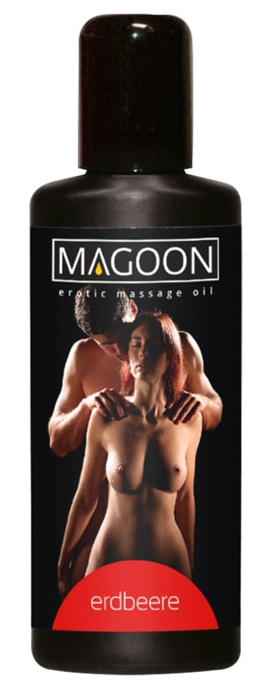 Magoon Erdbeer Massageöl - Lustvolle Partner-Massage Erdbeere (100 ml)