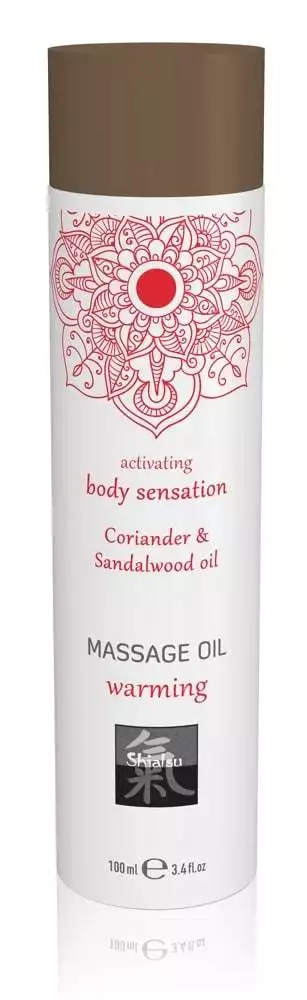 HOT Shiatsu Warming Coriander Massageöl Koriander & Sandelholz (100 ml)
