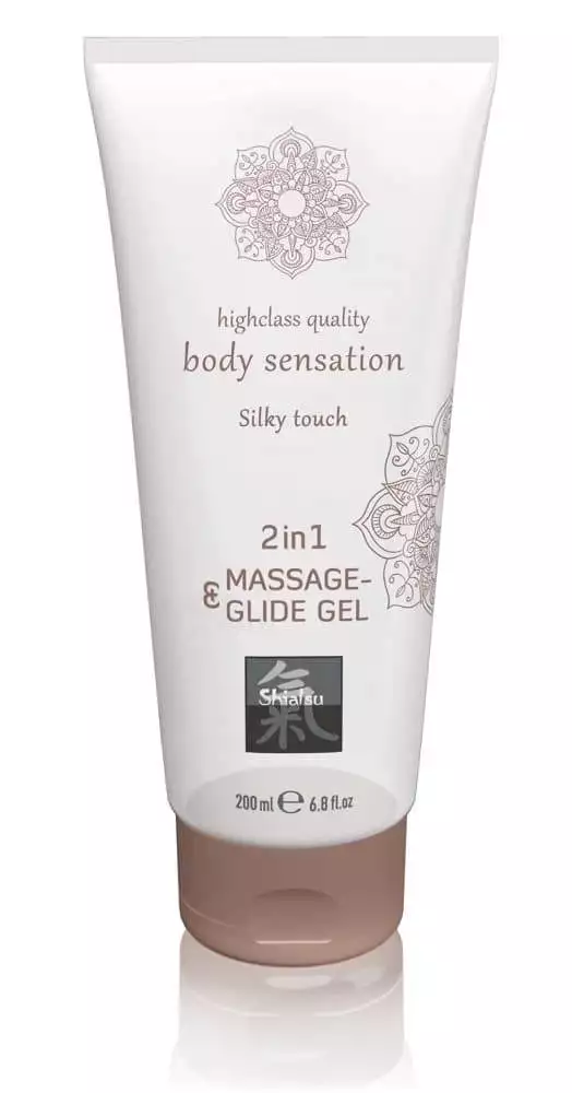 HOT Shiatsu Silky Touch Gel 2in1 - Massage & Gleitgel (200 ml)