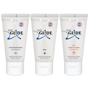 Just Glide Gleitgel Set - 3x200ml, Waterbased, Anal, Toys ohne (200 ml)