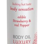 HOT Shiatsu - Sinnliches Massageöl Erdbeere/Pfeffer (75 ml)