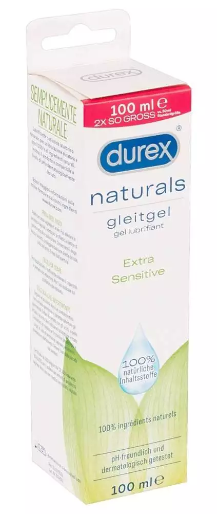 Durex Naturals Gleitgel - Sanft & Natürlich (100 ml)