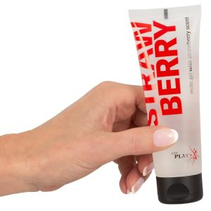 Just Play Erdbeer Gleitgel 80 ml - Vegan & Latexkondomsicher Erdbeere (80 ml)