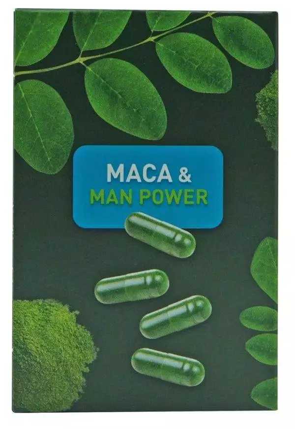 HOT Pure Moringa + Maca Man Power - Nahrungsergänzungsmittel, 60 Kapseln HOT Pure Moringa + Maca Man Power - Nahrungsergänzungsmittel, 60 Kapseln