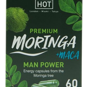 HOT Pure Moringa + Maca Man Power - Nahrungsergänzungsmittel, 60 Kapseln