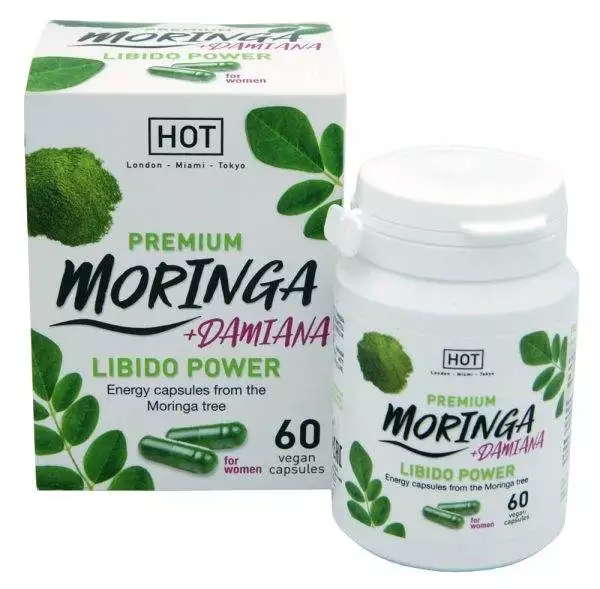 HOT BIO Moringa Man Power - Nahrungsergänzung für aktives Sexleben 41 g 60 Stück