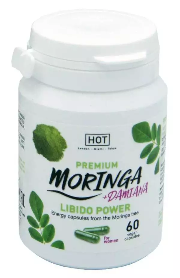 HOT BIO Moringa Man Power - Nahrungsergänzung für aktives Sexleben 41 g 60 Stück