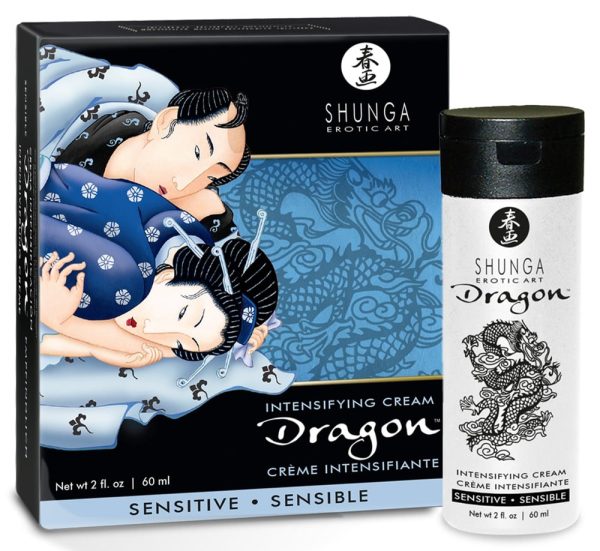 Shunga Dragon Sensitiv Creme - Luxuriöse Penispflege (60 ml)