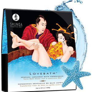 Shunga Lovebath Ocean - Luxuriöses 2-Komponenten-Badepulver (70 Zeichen) Ocean Temptation (650 g)