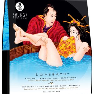 Shunga Lovebath Ocean - Luxuriöses 2-Komponenten-Badepulver (70 Zeichen) Ocean Temptation (650 g)