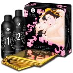 Shunga Oriental Body Slide - Luxuriöses Massage-Set Strawberry Sparkling Wine (250 ml)