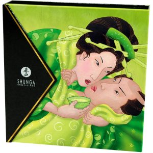 Shunga Geisha's Secret Set - Luxuriöse Miniaturen für sinnliche Massagen Exotic Green Tea