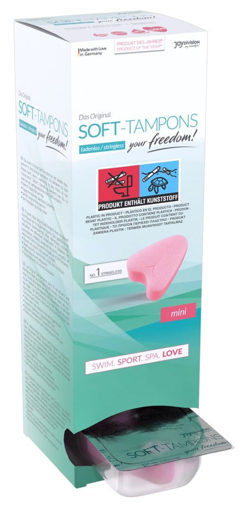 Joydivision Präparate - Soft Tampons mini: Hygienischer Schutz für Sport, Spiel und Sex (10 Stück)