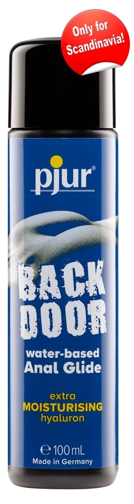 pjur Backdoor Comfort Gleitmittel - 100 ml blau, schwarz (100 ml)