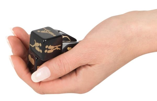 Erotic Dice Set - 4er Würfelset mit Motiv-Aufdruck (4 Stück)