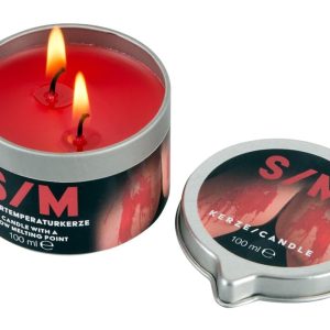 S/M Candle Rote Niedertemperaturkerze 100ml ohne (100 ml)