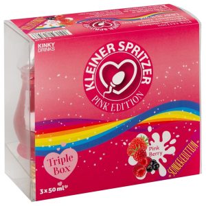 Kleiner Spritzer Pink Edition - 3er-Pack, freche Penis-Flaschen Pink Berry (3 Stück)