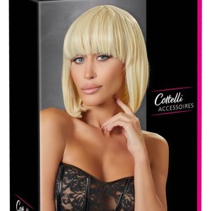 Cottelli ACCESSOIRES - Blond Bob Perücke weißblond (1 Stück)