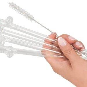 EcoParty Willy Glas-Trinkhalm 4er Set (4 Stück) EcoParty Willy Glas-Trinkhalm 4er Set (4 Stück) – Bild 4