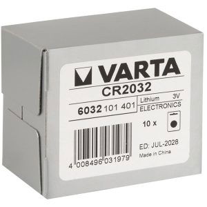 Varta CR2032 Batterie 10x1er - Altbewährte Qualität für lange und zuverlässige Leistung