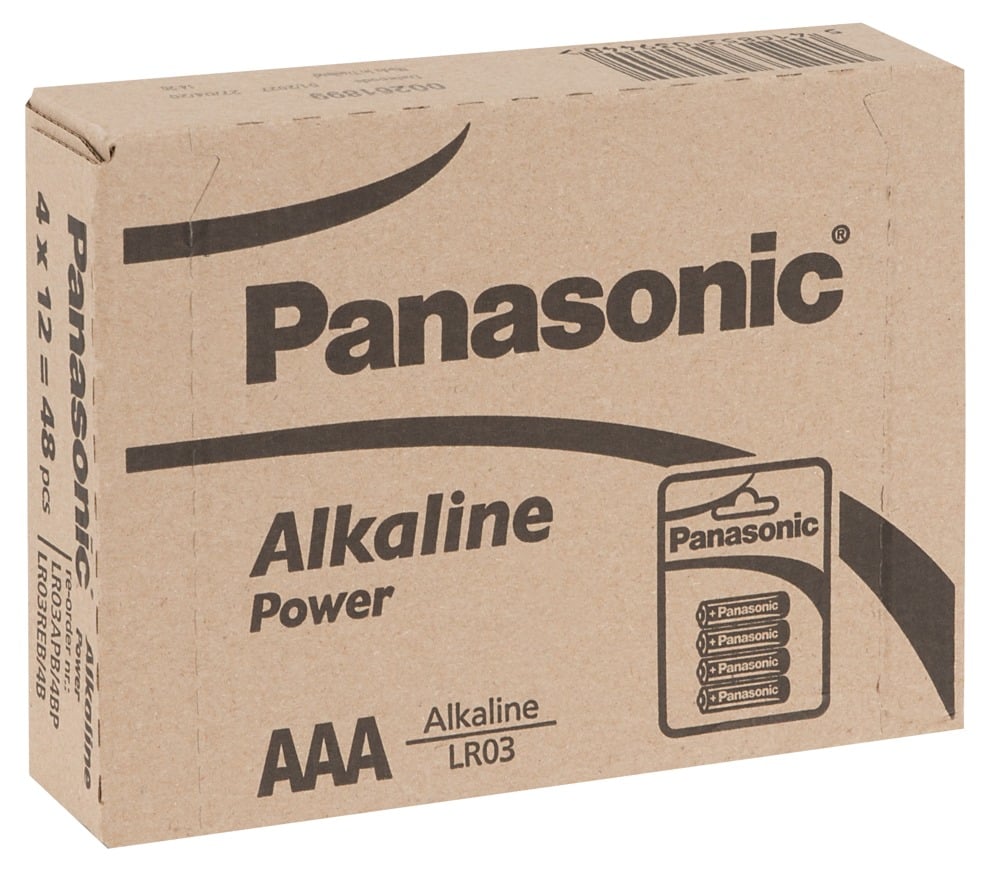 Panasonic Batterie - AAA, 12x4er, altbewährte Qualität